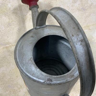 -254- Galvanized Watering Can | Manitowoc Trivet | Lunch Pail