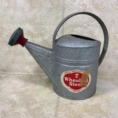 -254- Galvanized Watering Can | Manitowoc Trivet | Lunch Pail