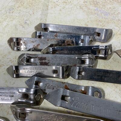 -261- VINTAGE | 17 Bottle Openers | Pabst | Chief Oshkosh