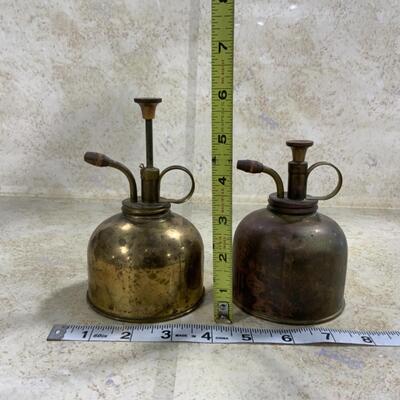 -266- VINTAGE | Brass Gardening Misters