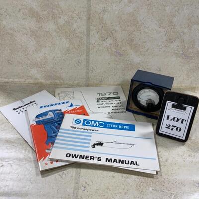 -270- VINTAGE | Evinrude Owners Manual | DC Ammeter