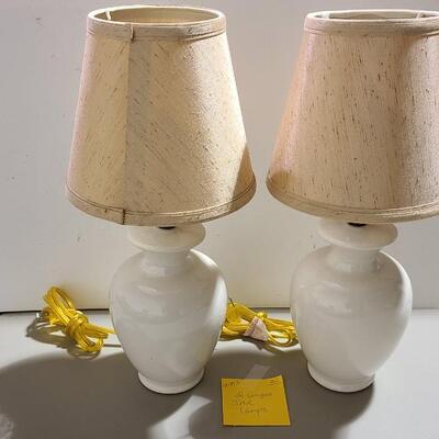 Lot of 2 Jar Lamps -Item #443