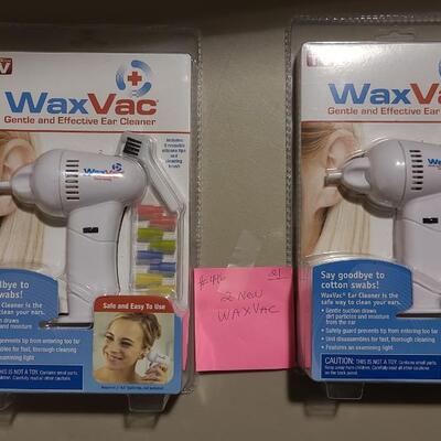 2 Sealed New WaxVac -Item #446