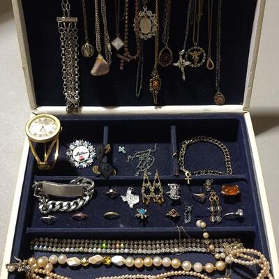 Jewelry Box and Jewelry -Item #450