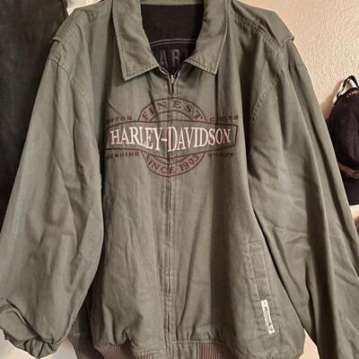 **Harley Davidson Reversible Canvas/Cotton Jacket