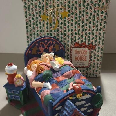 Department56 Christmas Statue Sleeping kids -Item #470