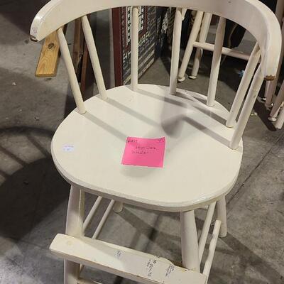 Wooden High Chair -Item #474