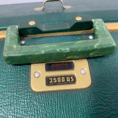 -275- VINTAGE | Large Green Fishing Tackle Box | With Contents!