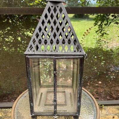 Metal Carriage Lamp (for Candle)