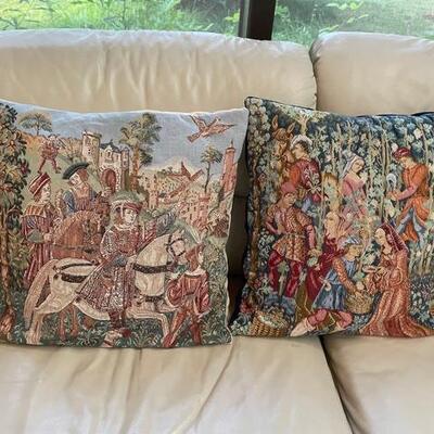 2 Cloisters Museum Tapestry Pillows