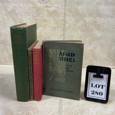 -280- VINTAGE | 4 Books | Educational | Norse Lore