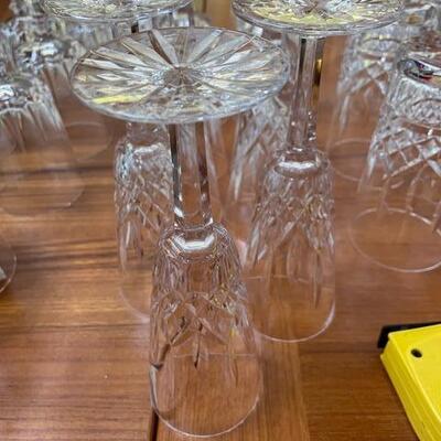 6 Waterford "Lismore" Champagne flutes/glasses