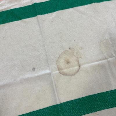 -284- VINTAGE | Hudsonâ€™s Bay Point Blanket | 70 x 88 | Wool