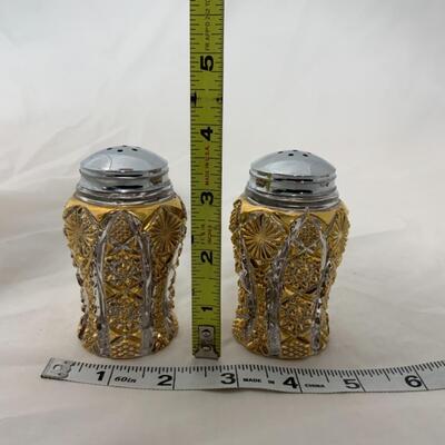 -285- ANTIQUE | Covered Butter Dishes | Salt and Pepper Shakers