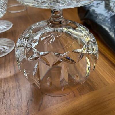4 Atlantis Crystal "Fatima" pattern Brandy Snifter glasses