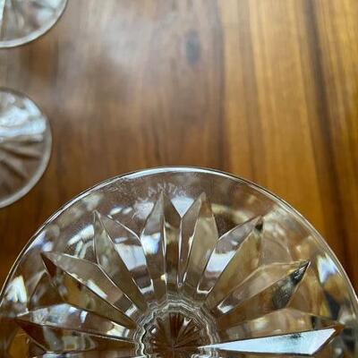 4 Atlantis Crystal "Fatima" pattern Brandy Snifter glasses