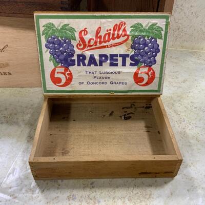 -290- VINTAGE | Four Boxes | Cigar | Whisky