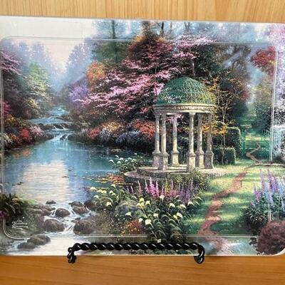 Thomas Kincaid "In the Garden of Prayer" Plate