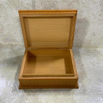 -291- VINTAGE | Four Wood Boxes | Ornate Designs | Inlaid
