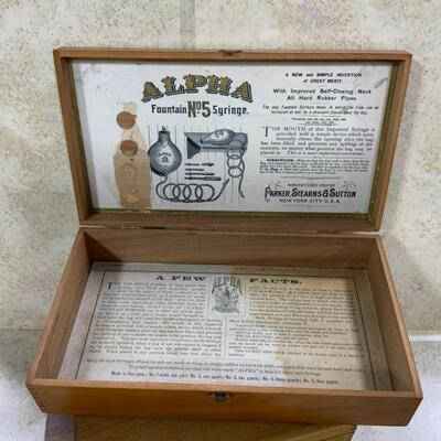 -292- VINTAGE | Three Wood Boxes | Alpha Medical Equipment