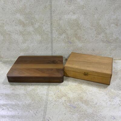 -292- VINTAGE | Three Wood Boxes | Alpha Medical Equipment