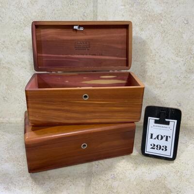 -293- VINTAGE | Lane Mini Cedar Chests