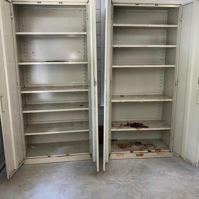 #88  Pair of Steel/Fireproof Lockers/Cabinets THOMASTON Mills