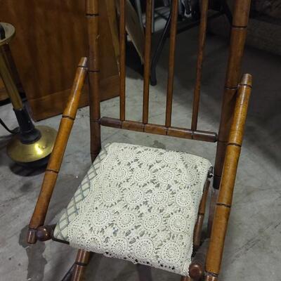 Wooden Rocking Chair -Item #496