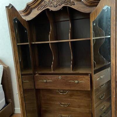 Ladies Clothing Armoire by Unique Furniture Makers
