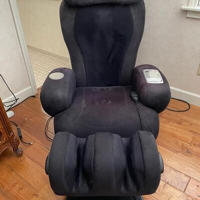 Sharper Image IJoy Massage Chair with Leg Massage Attachment