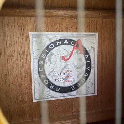 Alvarez Model PC50 6 String Accoustic Guitar plus Stand