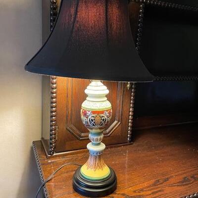*"Angels" Italian Ceramic Lamp