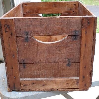 #95 Antique Wooden Crate