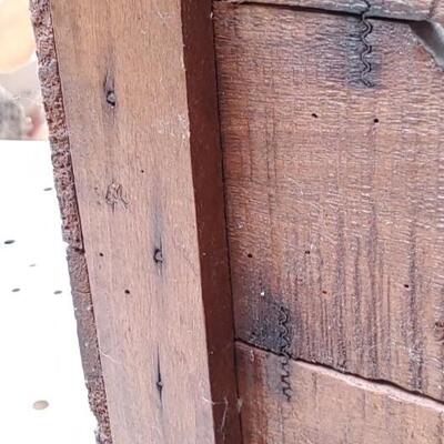 #95 Antique Wooden Crate