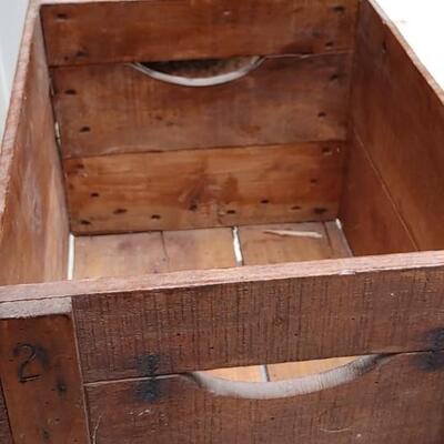 #95 Antique Wooden Crate
