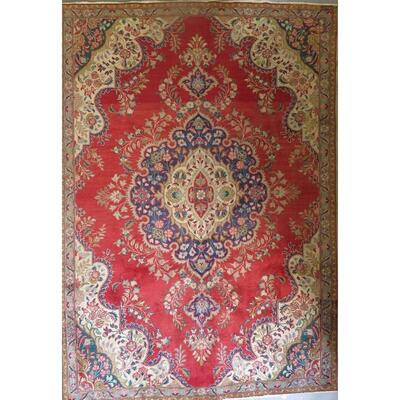 Persian tabriz Vintage Rug 8'6