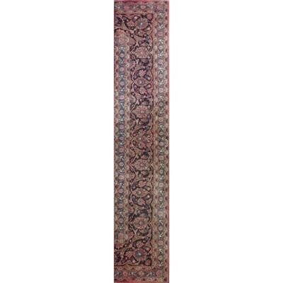 Persian mashhad Vintage Rug 9'5