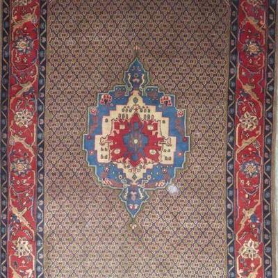 Persian hamedan Vintage Rug 9'2