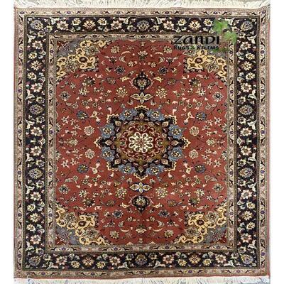 Persian Tabriz design rug 5'0