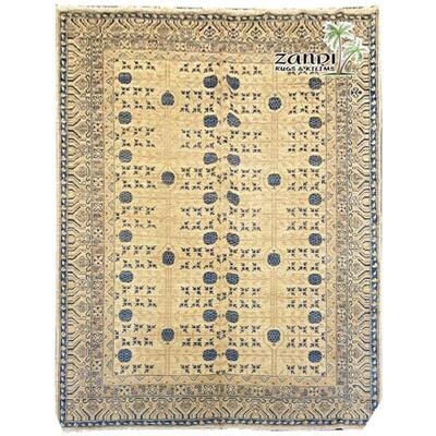 Afghan stone wash color wool rug 11'8