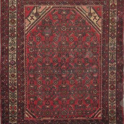 Persian hamedan Vintage Rug 5'9