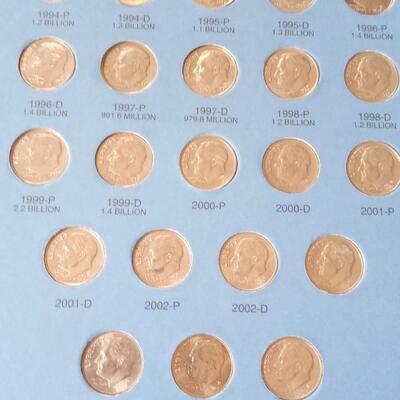 LOT 30  ROOSEVELT DIMES NUMBER TWO STARTING 1965