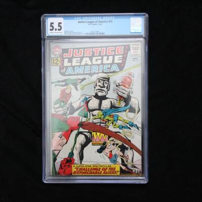 Justice League #15 (1962,DC) CGC 5.5 FN-