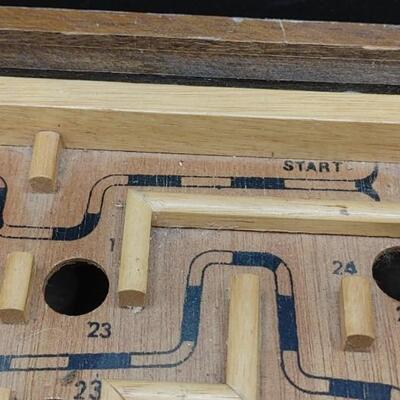 #102 Hand Made Wooden Labyrinth Puzzle