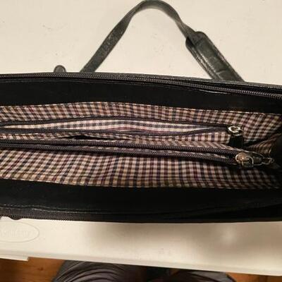 Mimi DiCarlo Black Leather Tote