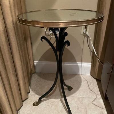 Mirror Top Bedside/Occasional Table #2
