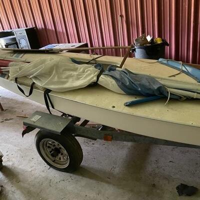 AMF Alcort Sunfish Sailboat