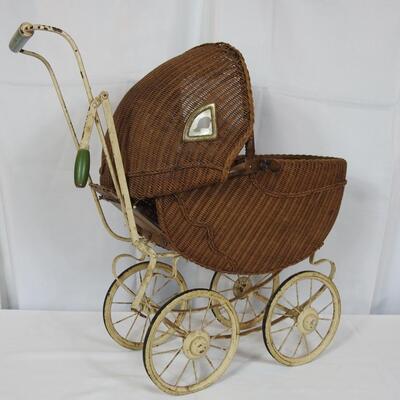 Antique Doll baby buggy