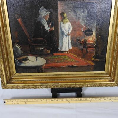 Turn of the Century Oil on board