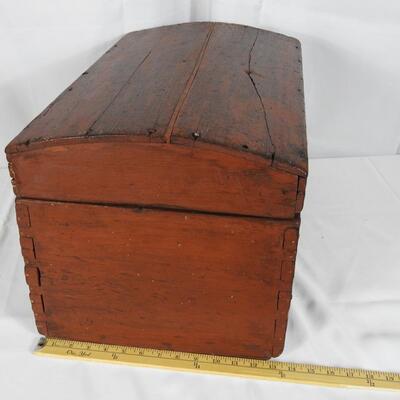 Antique Dome Top Mini Treasure Chest